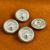 24 BOY (15 MM )ASLAN MOTİFLİ NİKEL METAL DÜĞME